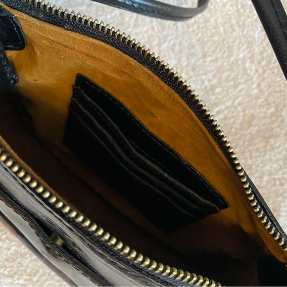 Patricia Nash Black and Brown Crossbody Bag - Picture 4 of 5